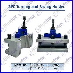 2 PCS A1D2090 Turning Tool Holder For A1 Multifix Quick Change Tool Post 540-100