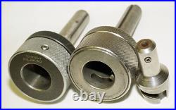 (2) Rapidator 10-2000-1 R8 Bridgeport Quick-Change Tool Holders, (1) EM Adapter (2) Rapidator 10-2000-1 R8 Bridgeport Quick-Change Tool Holders, (1) EM Adapter