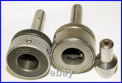 (2) Rapidator 10-2000-1 R8 Bridgeport Quick-Change Tool Holders, (1) EM Adapter