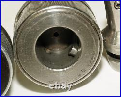 (2) Rapidator 10-2000-1 R8 Bridgeport Quick-Change Tool Holders, (1) EM Adapter