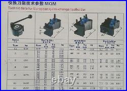 3PCS Fine Ground BD25120 Turning Tool Holder 4 B Multifix Quick Change Tool Post 3PCS Fine Ground BD25120 Turning Tool Holder 4 B Multifix Quick Change Tool Post