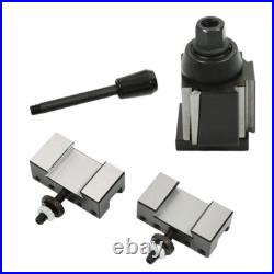 3Pcs OXA 250-000 Wedge Type Quick Change Tool Post Set For Lathe Up to 8
