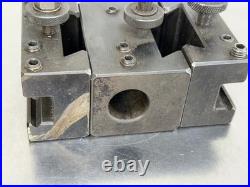 (3) DTM Quick Change Lathe Tool Holder 1 Boring Bar + Turning H90-B8A CXA