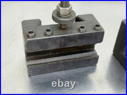 (3) DTM Quick Change Lathe Tool Holder 1 Boring Bar + Turning H90-B8A CXA