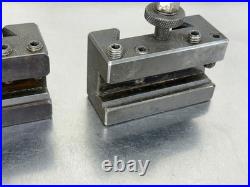 (3) DTM Quick Change Lathe Tool Holder 1 Boring Bar + Turning H90-B8A CXA