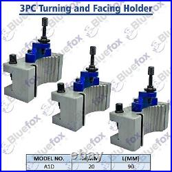 3 PCS A1D2090 Turning Tool Holder For A1 Multifix Quick Change Tool Post 540-100