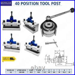 40 Position Quick Change Tool Post Multifix Size A1 With A1D2090 A1B2090 Holders