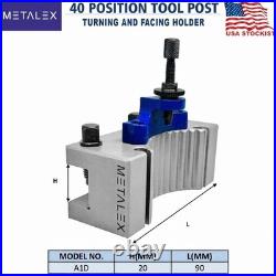 40 Position Quick Change Tool Post Multifix Size A1 With A1D2090 A1B2090 Holders