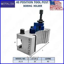 40 Position Quick Change Tool Post Multifix Size A1 With A1D2090 A1B2090 Holders