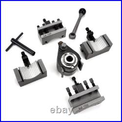 40 Position Quick Change Tool Post Set for WM210 Lathe with 4 Holders
