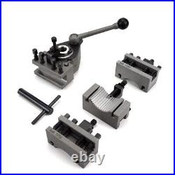 40 Position Quick Change Tool Post Set for WM210 Lathe with 4 Holders