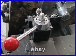 4PC Lathe Tool Holder Set for Quick Change Tool Post + 1PC Burnishing Tool Smo