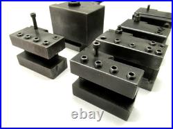 4-D-M MACHINE #200 SERIES QUICK-CHANGE TOOL POST with 5 HOLDERS