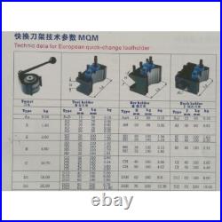 4 PCS BD25120 Turning Tool Holder for B2 Multifix Quick Change Tool Post 540-311