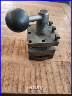 4-Way Quick Change Tool Post Holder 3 x 3 Lathe Logan South Bend Atlas Leblond