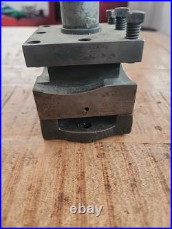 4-Way Quick Change Tool Post Holder 3 x 3 Lathe Logan South Bend Atlas Leblond