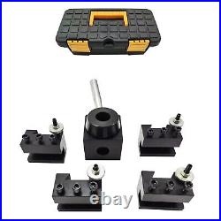 5Pcs Wedge Type Quick Change Tool Post Holder Set Lathe Replacement Parts 0.59