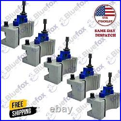 5 PCS A1D2090 Turning Tool Holder For A1 Multifix Quick Change Tool Post 540-100 5 PCS A1D2090 Turning Tool Holder For A1 Multifix Quick Change Tool Post 540-100