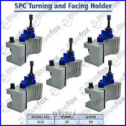 5 PCS A1D2090 Turning Tool Holder For A1 Multifix Quick Change Tool Post 540-100 5 PCS A1D2090 Turning Tool Holder For A1 Multifix Quick Change Tool Post 540-100
