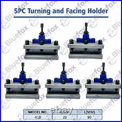 5 PCS A1D2090 Turning Tool Holder For A1 Multifix Quick Change Tool Post 540-100 5 PCS A1D2090 Turning Tool Holder For A1 Multifix Quick Change Tool Post 540-100