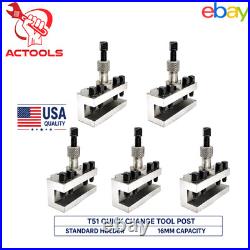 5 PCS T51 T1 Quick Change Tool Post Standard Holder For Boxford Lathe USA