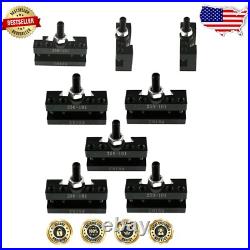 5-Piece AXA Quick Change Tool Post Turning & Facing Holders for 12-Inch Machines 5-Piece AXA Quick Change Tool Post Turning & Facing Holders for 12-Inch Machines