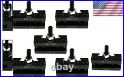 5-Piece AXA Quick Change Tool Post Turning & Facing Holders for 12-Inch Machines