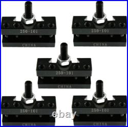 5-Piece AXA Quick Change Tool Post Turning & Facing Holders for 12-Inch Machines