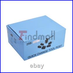 6Pcs 6- 12 AXA 250-111 Wedge Type Quick Change Tool Post Holder Set For Lathe