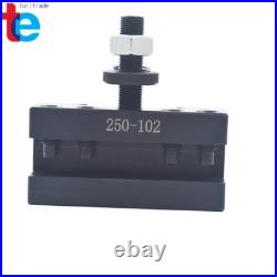 6Pcs AXA 250-100 Size Piston Type Quick Change Tool Post Set For Lathe 6- 12