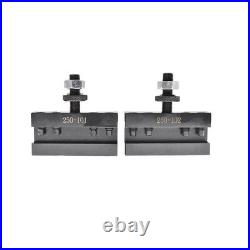 6Pcs AXA 250-100 Size Piston Type Quick Change Tool Post Set For Lathe 6- 12