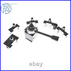 6Pcs AXA 250-100 Size Piston Type Quick Change Tool Post Set For Swing Dia 12
