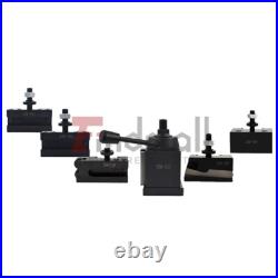 6Pcs Swing Dia 12 AXA Size 250-111 Wedge Type Quick Change Tool Post Set