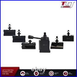 6- 12 AXA 250-111 Wedge Type Quick Change Tool Post Holder Set For Lathe 6Pcs
