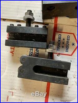 6 12 CNC Lathe AXA Wedge Quick Change Tool Post Set South Bend Lathe T-nut