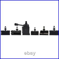 6 Pack AXA 250-111 Wedge Type Quick Change Tool Post Holder Set Swing Dia 12