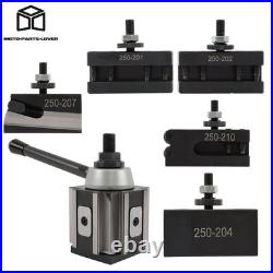 6 Pack BXA 250-200 Quick Change Tool Post Set Workshop Lathe Equipment