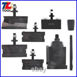 6 Pack Swing Dia 12 AXA Size 250-111 Wedge Type Quick Change Tool Post Set