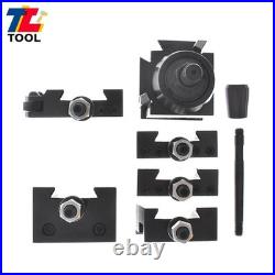 6 Pack Swing Dia 12 AXA Size 250-111 Wedge Type Quick Change Tool Post Set