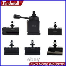 6 Pc AXA Size 250-111 Set Wedge Type Quick Change Tool Post Set Swing Dia 12
