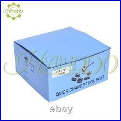 6 Pcs BXA 250-222 QUICK CHANGE WEDGE TOOL POST SET SERIES 10 15