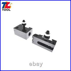6-Pcs Swing Dia 12 AXA Size 250-111 Wedge Type Quick Change Tool Post Set