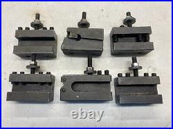 6 Yuasa Quick Change Lathe Turning Facing Cut Off Tool Holder 740-307 250-310 6 Yuasa Quick Change Lathe Turning Facing Cut Off Tool Holder 740-307 250-310