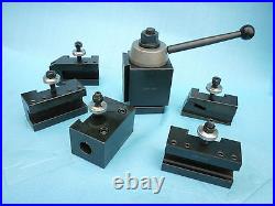 6pcs/set Quick Change Tool Post, good for 19-22 Lathe Swing, Brand New 6pcs/set Quick Change Tool Post, good for 19-22 Lathe Swing, Brand New