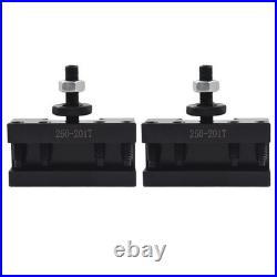 7 pack BXA 250-222 Wedge Tool Post Set CNC Quick Change 10-15 Lathe Holders