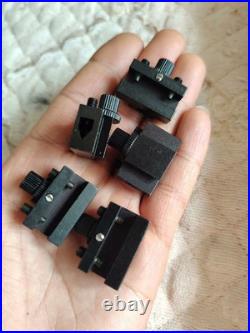 7pcs Quick change tool post Fits 8.0mm Watchmaker Precision Lathe