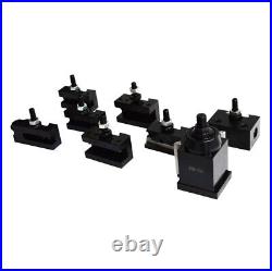 8PCS Wedge Type Machine Tool Fixture Quick Change Tool Post for Lathe Accessory
