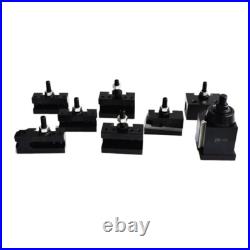 8 PCS/Set Machine Tool Fixture High Precision Quick Change Tool Post Lathe