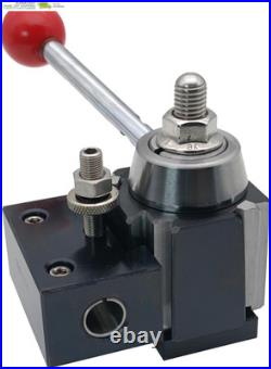 8 PCS Wedge Type AXA Quick Change Tool Post with Tool Holders for Lathe Swing Di
