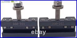 8 PCS Wedge Type AXA Quick Change Tool Post with Tool Holders for Lathe Swing Di